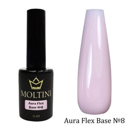 MOLTINI База бескислотная Aura Flex  № 8. 12 мл.